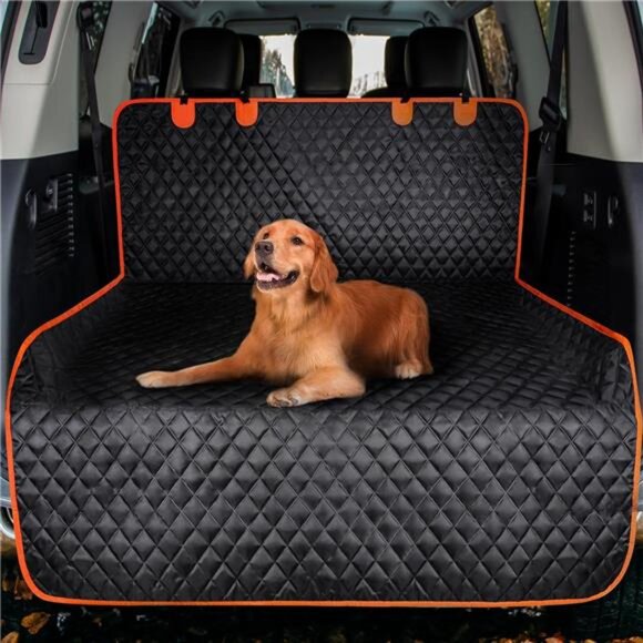 Waterproof SUV Cargo Liner for Dogs, Pet Cover Mat With Bumper Flap - Picture 1 of 8